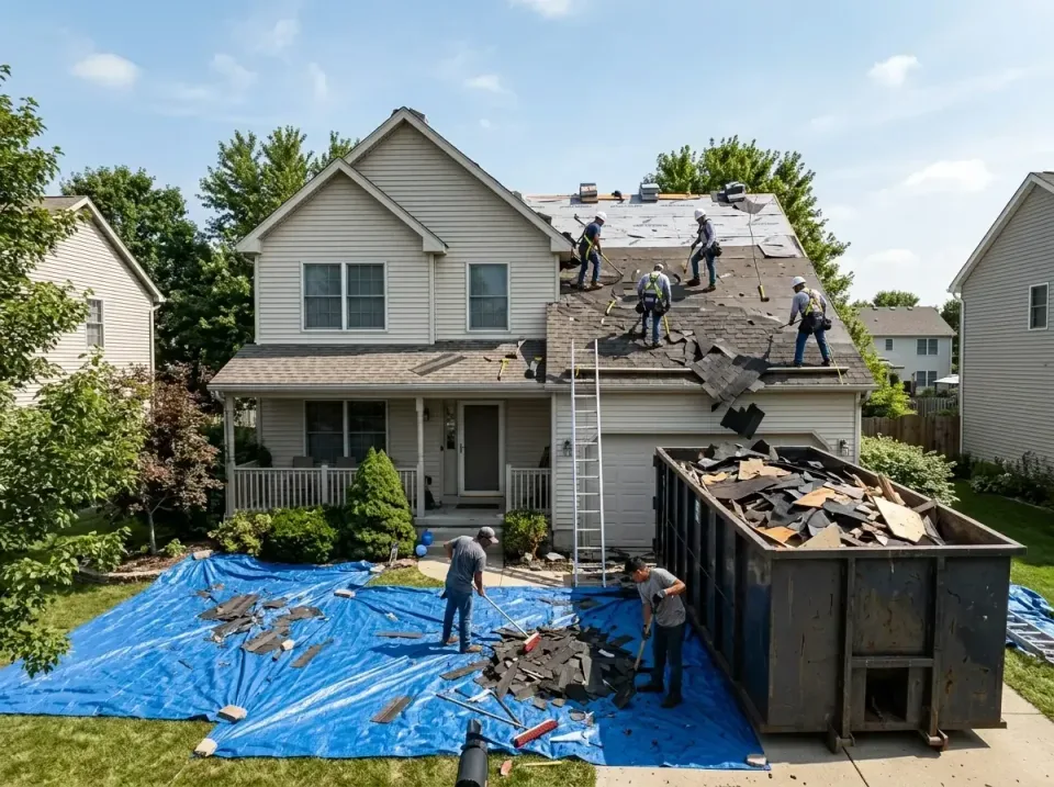 roof-replacement-debris-remova-004 — frequently asked questions, Cheapest Dumpster Rentals in Kennesaw State University, GA